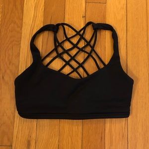 Like new Lululemon black Free to Be bra